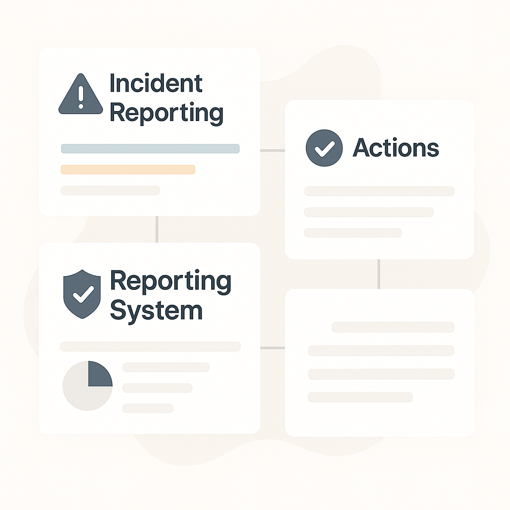 Healthcare Incident Reporting Software Dashboard - CuraTrax
