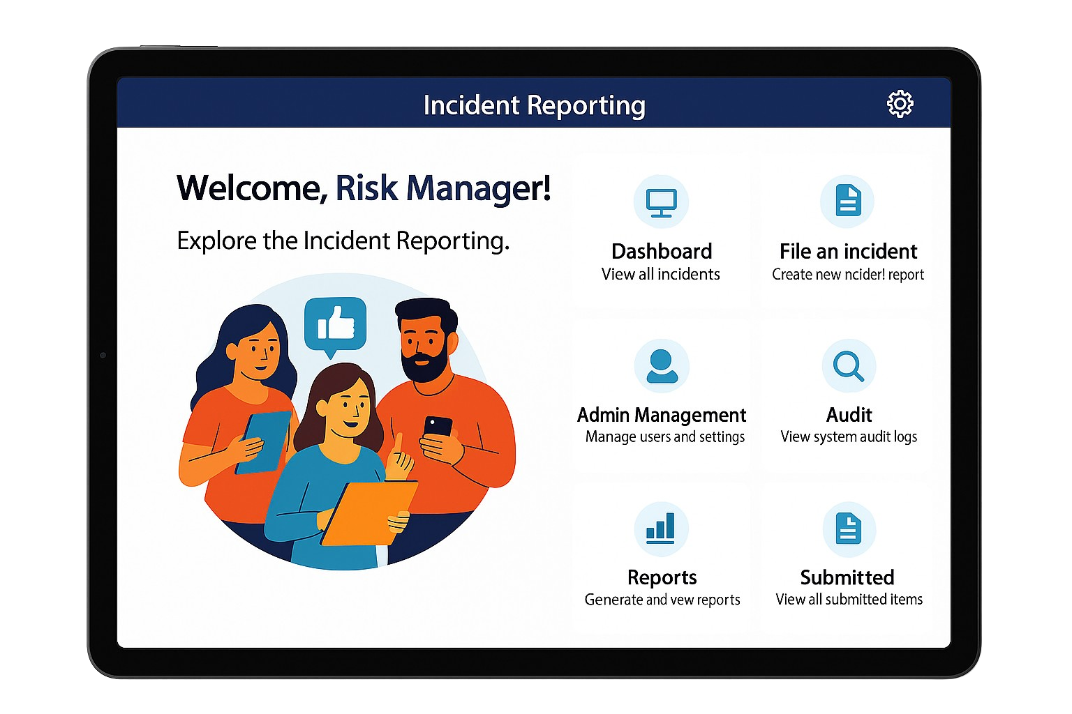 Structured Incident Reporting Login - CuraTrax